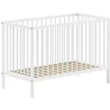 others BABYBETT Kara-lynn 124x84x65 aus Massivholz in Buche Weiß | Gr.: onesize