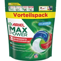 Ariel MaxPower Pods Universal Waschmittelpods 33 WL, Zubehör Waschen + Trocknen