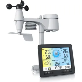 Brandson Funkwetterstation Schwarz 5-in-1