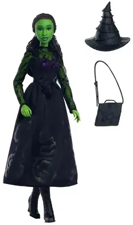 Universal Pictures' Wicked Elphaba Modepuppe mit abnehmbarer Mode und Zubehör