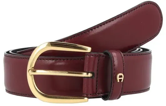 AIGNER Business Gürtel Leder 105 cm rot