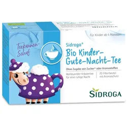 SIDROGA Bio Kinder-Gute-Nacht-Tee Filterbeutel 20X1.5 g Tee