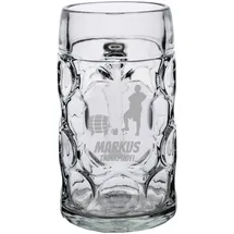 LUXENTU Maßkrug ISAR Bierkrug 1,0 l