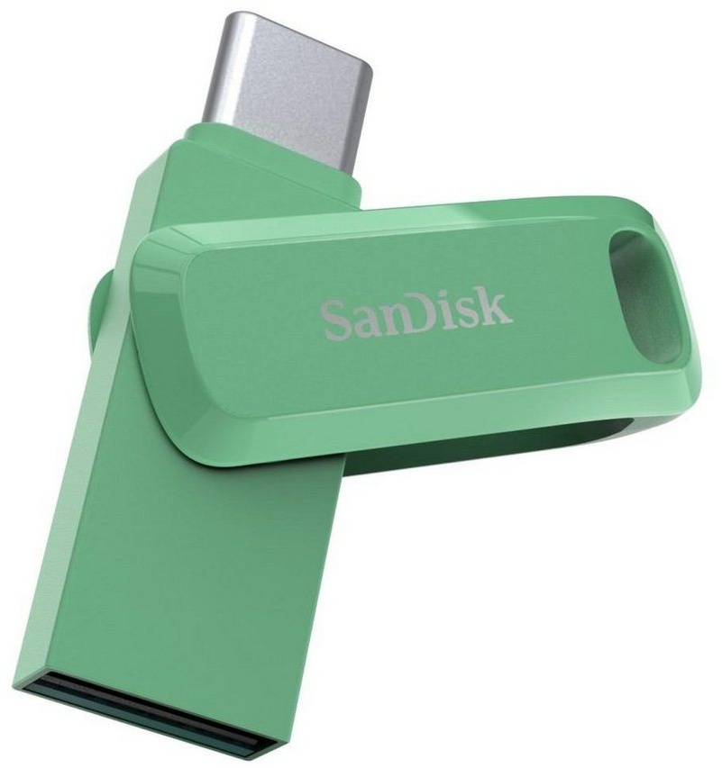 Sandisk Ultra Dual USB Flash Drive Go, USB-C USB-Stick (USB 3.1, Lesegeschwindigkeit 150 MB/s) grün