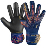 REUSCH Kinder Torwarthandschuhe Attrakt Gold X, premium blue / gold / black, 6,5