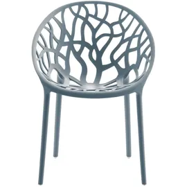 TPFLiving Gartenstuhl 80 x 59 x 60 cm grau 4 St.