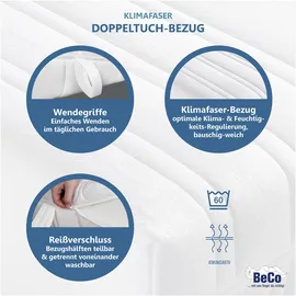 Beco Taschenfederkernmatratze Body Max ¦ weiß ¦ Maße (cm): B: 160 H: 23