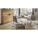 Wohnglücklich Esszimmerstuhl 2er Set Stuhl M2H-True (Set), 2er-Set rosa