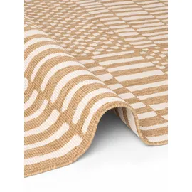Ted Baker Barkham Wendeteppich", beige Jute weiß), B:200cm H:8mm L:300cm, Polypropylen, Teppiche, Teppich, Designteppich, Wetterfest, Pflegeleicht, Modern, Wohnzimmer, Terrasse