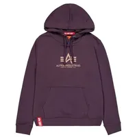 Alpha Industries New Basic Hoodie Lila L