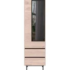 Germania Vitrine Cantoria 64 x 206 x 40 cm Schwarz/Grau