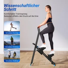 Merach Stepper 2025 Schwarz 56 cm x 86 cm x 120 cm