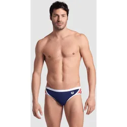 Badehose Slip Herren arena Icons Special Edition - Navy-white-red Multi - 4