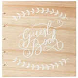 Ginger Ray Rustic Wedding Gästebuch 21,5cm