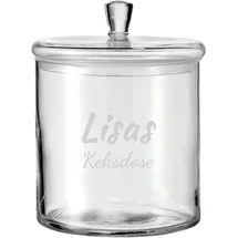 LUXENTU Keksdose transparent 15 cm 1,5 l