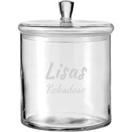 LUXENTU Keksdose transparent 15 cm 1,5 l