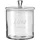 LUXENTU Keksdose transparent 15 cm 1,5 l