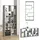 Vicco Raumteiler Noa 160,6 x 67 x 25 cm Grau