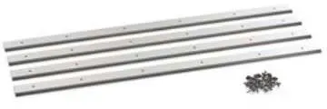 VELUX Kappleisten-Set für Flachdach-Fenster ZZZ   210 120120 für CFP/CVP/CXP/CSP, Alu, silber