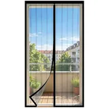 Sekey Insektenschutz-Tür 90 x 210 cm Schwarz