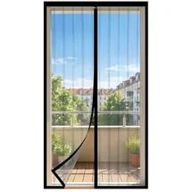 Sekey Insektenschutz-Tür 90 x 210 cm Schwarz
