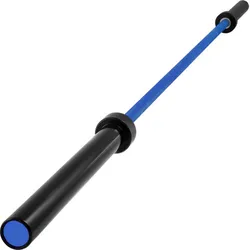 VEVOR 2 m Stange mit Schnallen und Klemmen Olympische Langhantel 15 kg Olympische Langhantel Heben Fitnesstraining für Gewichtheben Powerlifting Heben