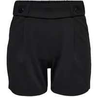 Only JDY Damen JDYGEGGO JRS NOOS Shorts, Black/Detail:Black Button,