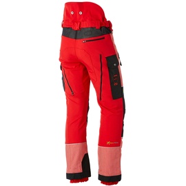 PSS Schnittschutzhose X-treme Vectran Rot/Schwarz - untersetzt