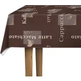 d-c-fix Tischdecke Manhattan 150 cm rund Cappuccino