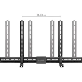 Logilink BP0205 - Soundbar Halterung, 86–155 mm tief, Farbe: Schwarz