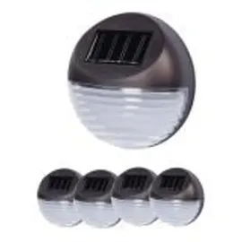 garden hero Außenleuchte Kunststoff 11,5 cm 4er Set schwarz