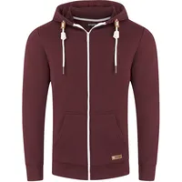 Riverso Sweatjacke RIVThilo in Rot | Gr.: 5XL