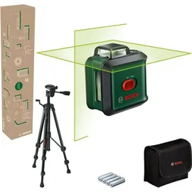 Bosch Kreuzlinienlaser UniversalLevel 360 Set mit Stativ TT 150