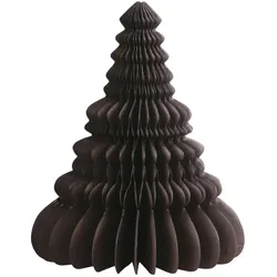 Chic Antique Weihnachtsbaumaufsteller aus Papier, H26/D31 cm, chocolate