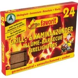 Alschu-Chemie GmbH Grillanzünder 24 Stück Naturholz Wachs braun
