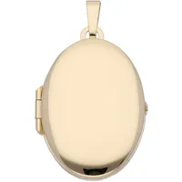 Ketten-Anhänger ADELIA ́S "585 Gold Medaillon Anhänger", gold, Schmuckanhänger, Damen, Gelbgold 585, 585 Gold Goldschmuck für Damen