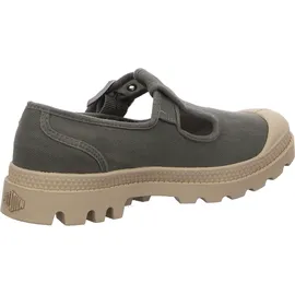 Palladium Unisex Pampa M Washed Mary Jane Flat, Vetiver, 41 EU