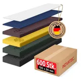 Inovatec Kunststoff Verglasungsklötze 100 x 24 im Karton | Weiß/Blau/Rot/Gelb/Grün/Schwarz