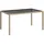 vidaXL Gartentisch 150 x 90 x 75 cm Beige