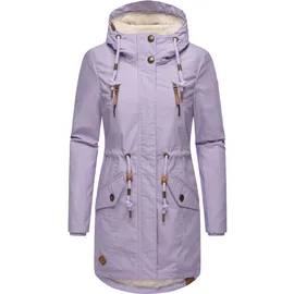 Ragwear Wintermantel "Elsie", Damen, Gr. S (36), lila (lavendel), Außenmaterial: 65% Polyester, 35% Baumwolle. Innenfutter: 100% Polyester. Wattierung: 100% Polyester, tailliert ca.