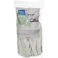 flink & sauber Wischmopp-Ersatzkopf Polyester 60 °C waschbar, 1 St.