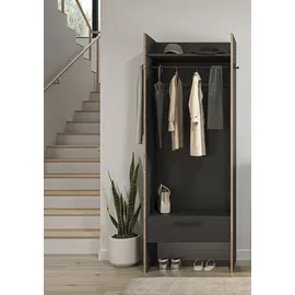 Home Affaire MUSTA Dielenschrank 70x37x190 grau