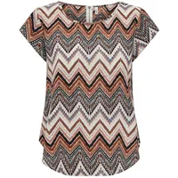 Only Damen Einfarbige Kurzarm Bluse Basic Rundhals Ausschnitt Blusen