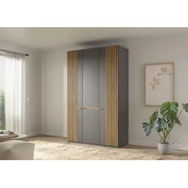 Musterring Drehtürenschrank Isabelle 148,4 x 236 x 58 cm Grau