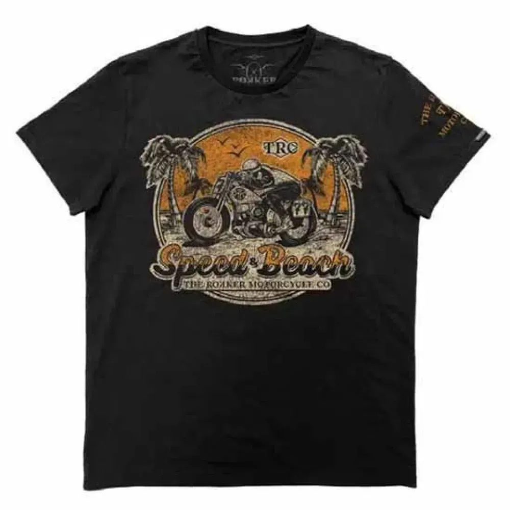 Rokker Speed And Beach Kurzarm-t-shirt - Black - L