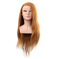 Efalock Professional Efalock Übungskopf Mila Humanhaar hellbraun 60 cm