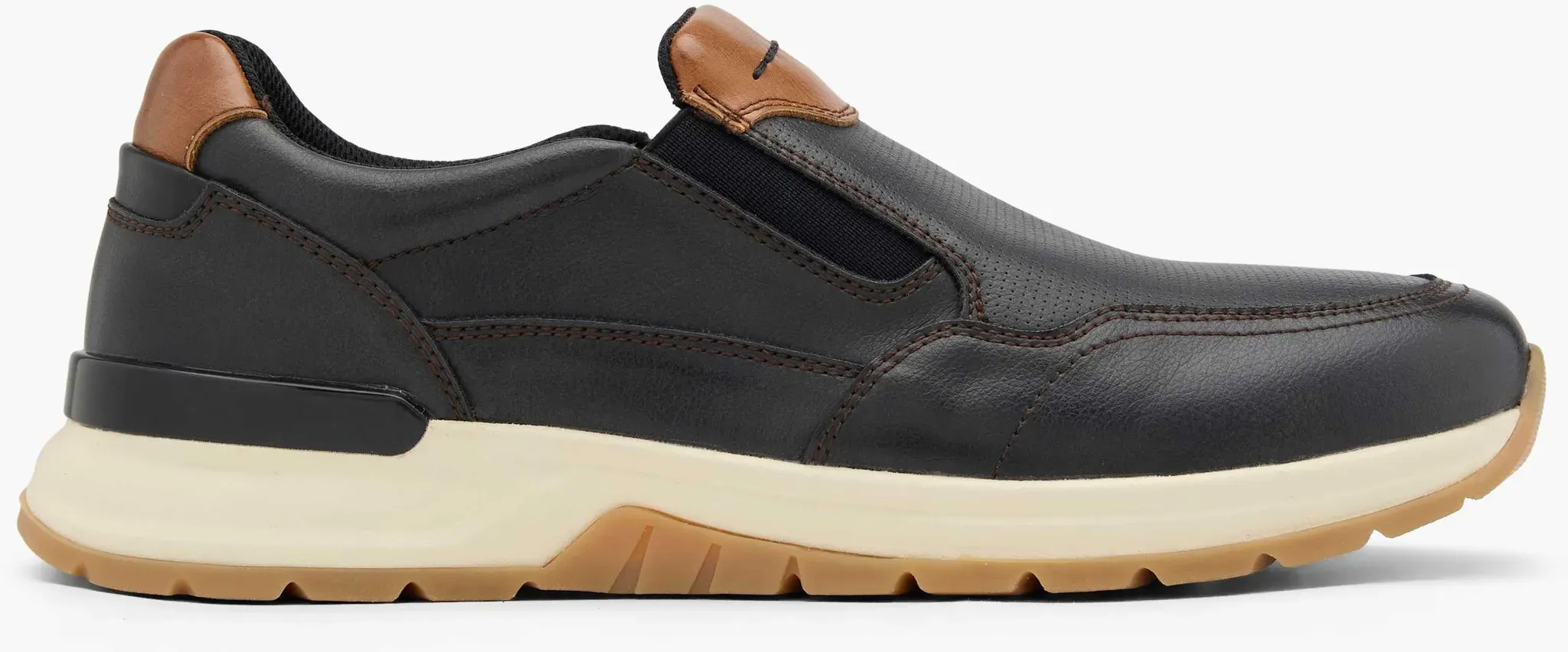 Memphis One  Halbschuh Schwarz, Herren, Größe: 42, Material: PU/Textil - Memphis One  Halbschuh Schwarz, Herren, Größe: 42, Material: PU/Textil - man - Schwarz