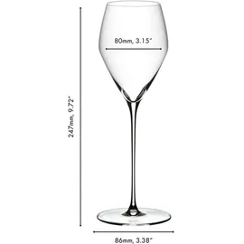 riedel the wine glass company RIEDEL Veloce Champagner Weingläser Weingläser, transparent",