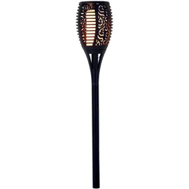 Expo Börse Solarleuchte Kunststoff H 78 cm 4er Set schwarz