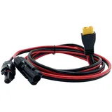 WBGADAM Solarkabel 12AWG Kabel 2m Solarstecker auf Adapter 4mm2 Kabel Solar Solarpanel für Solarpanel RV Portable Power Station Solargenerator Lipo Batterie
